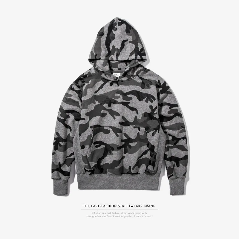 2019 New Design Fashion Custom Mens Camouflage Personalized Hoodies