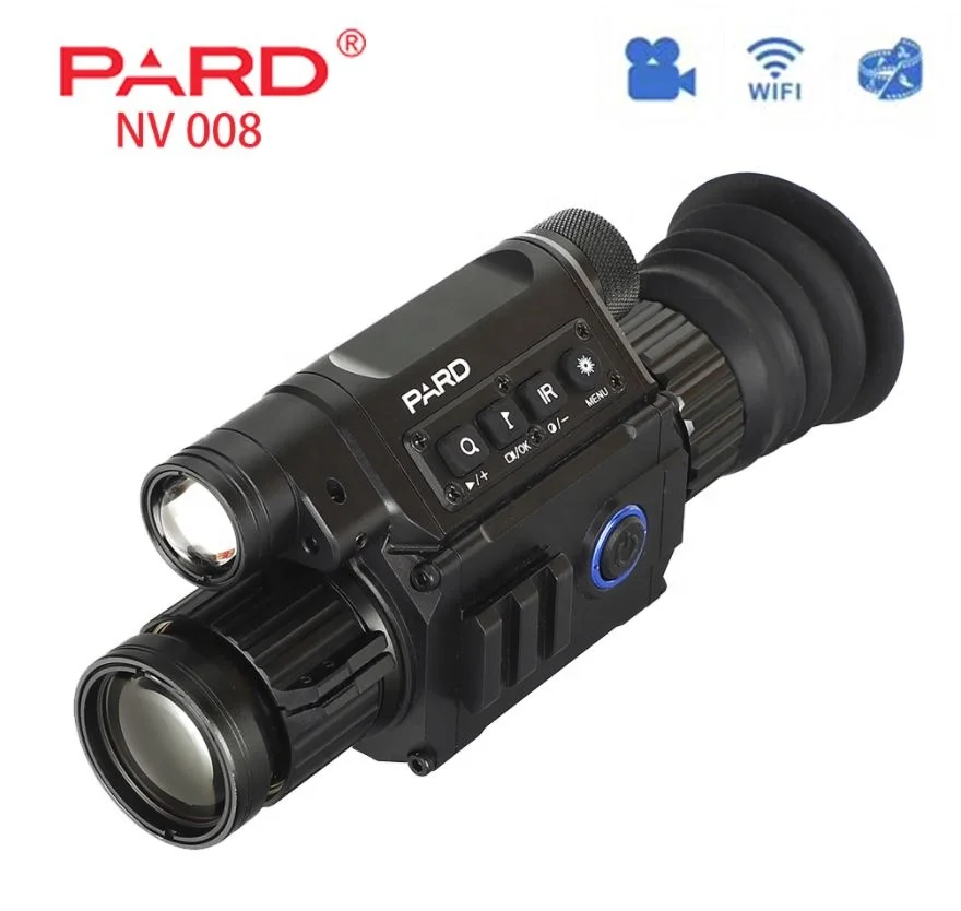 PARD NV008 Digital Night Vision Riflescopes Built-in IR Illuminator Red Laser Sight Hunting Tactical Video Day and Night Can Use
PARD NV008 Digital Night Vision Riflescopes Built-in IR Illuminator Red Laser Sight Hunting Tactical Video Day and Night Can Use
