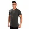 Charcoal Grey Cotton Elastane Gym Element Fitness T-Shirts