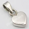 Heart shape 925 sterling silver pendant handmade beautiful fashion silver pendant