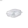 Clear pet plastic food tray salad bowl restaurant