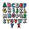 2019 trendy novelty colorful alphabet kids iron on 3d patches