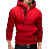 Fashion Side Zipper Pocket Hoodie With Full Sleeves For Men