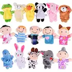 Wholesale Cartoon Animal Finger Puppet Soft Baby Animal Toy