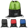 New Wholesale Cheap Promotional Mesh Backpack Drawstring Bag