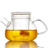 Food grade oem service 800ml turkish glass teapot with glass lid