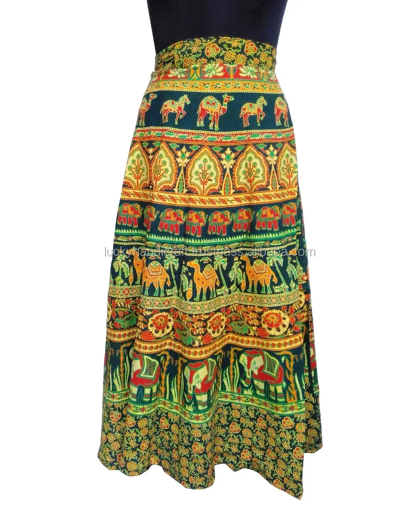 Indian Handmade Wholesale Cotton Girls Long Skirts