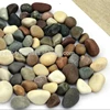 low price natural Indian multi color pebbles rock / mix color natural gravels