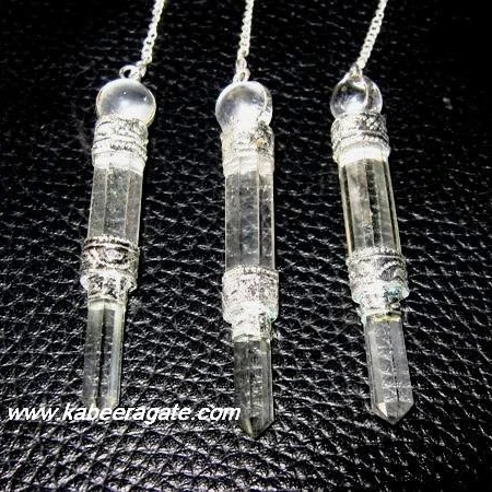 Wholesale Dowsing Pendulums : Crystal Quartz Healing Stick Pendulums