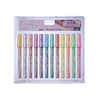 STA 12 colors High Quality Glitter Marker pens for Artist Drawing