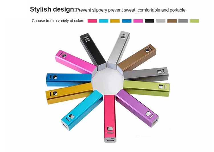 New Design Supper Slim Mini Power Bank 2600mAh with High Efficiency