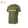 100% polyester t-shirts for gym sports wear man Custom wholesale running T shirt