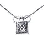 HUSUEU New Design Lucky Soul Lock Hmong Necklace Xauv Fair Jewelry
