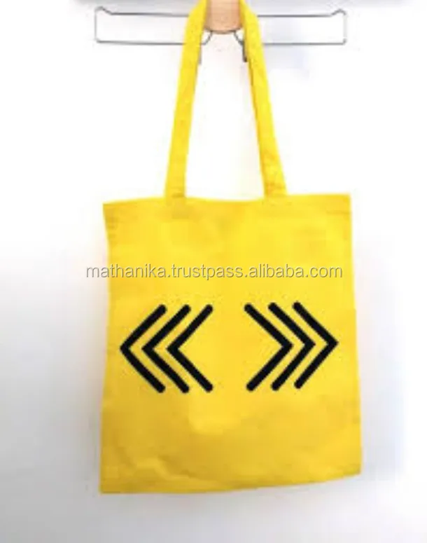 yellow dyed pantone matched canvas shoulder bag handled
