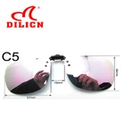 Isolate most blue lenses and stainless steel+TR90 clip on sunglasses