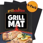 FDA LFGB Approval Grill Mat Set of 5 BBQ Baking Mats Outdoor BBQ Accessories