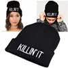 2018 Women Men Hat Unisex Warm Winter Knit Fashion Cap Hip-hop Beanie Hats HOT Custom Logo Embroidery Beanie Hat