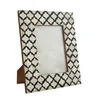 Bone Inlay Picture Frame Black and White
