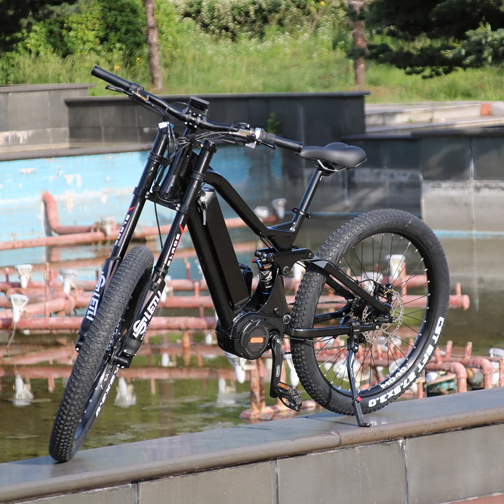 Wholesale Full Carbon Fibre 48v 1000w Electric Mountainbike Full Suspension, Black
Wholesale Full Carbon Fibre 48v 1000w Electric Mountainbike Full Suspension, Black