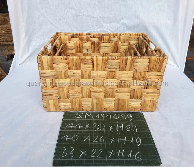 basket design water hyacinth picnic food basket rattan kids toys