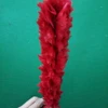 Red Color Long Size Plume Hackle Manufactures Wholesale