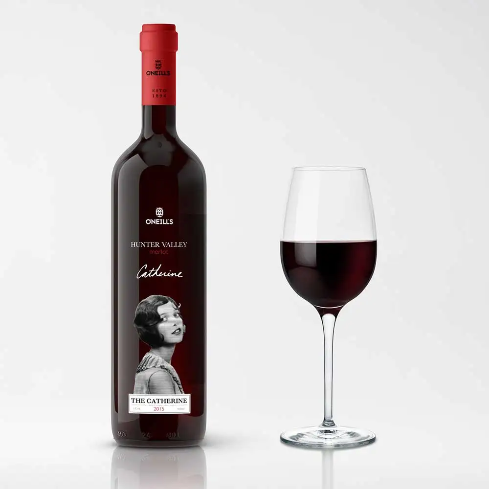 35 Red Label Wine Price Labels Design Ideas 2020