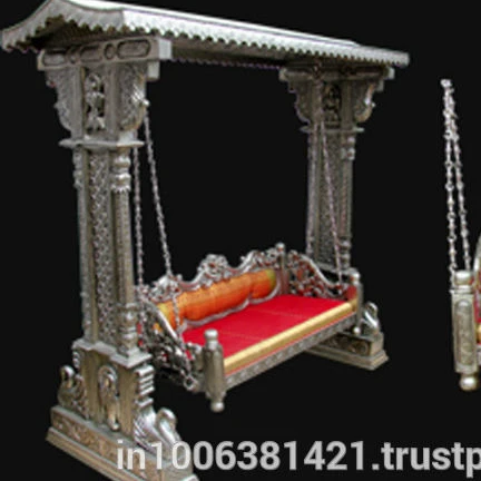 Indian wooden royal hand painted very fine carved embossed beautiful decorative beautiful antique swings