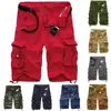 Men's Shorts Multi Pockets Shorts Casual Camouflage Baggy Cargo Work Short Pants