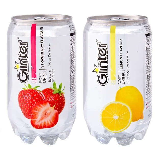 flavour non alcoholic transparent can carbonated soft drink