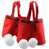 Santa Pants with Handle Wine Bottle Christmas Easter Gifts and Candy Treat Bags Holders