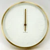 Copper rose gold needle metal wall clock for home decoration