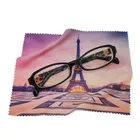 usa made saw edge colorful eyeglass wipe cleaner microfiber cloth