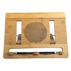 Wooden Book Holder Adjustable Desktop folding Stand with 6 Angles