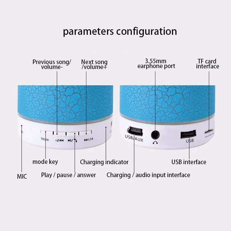 Cute Wireless Remote Control Musical glowing LED Mini lamp Bluetooth Speaker With Sucker - ANKUX.COM