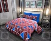 Style Maniac in India Pure Cotton King Size Geometrically Printed Double Bedsheet With Two Pillow Covers