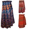 beautiful stylish cotton long wrap skirts for girls in thailand