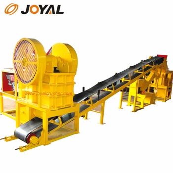 JOYAL manufacturing mini rock crusher , diesel engine jaw crusher