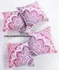Pink Flower Brilliant Designer Cushion Cover Unique Square Home Bed 100 % Cotton