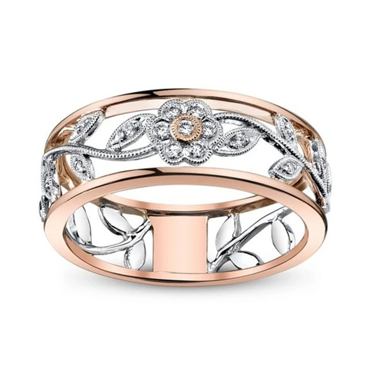 Fashion European Rose Gold Plated Cubic Zirconia Ring Pave Clear Cubic Zirconia Flower Ring
Fashion European Rose Gold Plated Cubic Zirconia Ring Pave Clear Cubic Zirconia Flower Ring