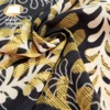 Polyamide nylon spandex knitted fancy leaf print fabric for underwear