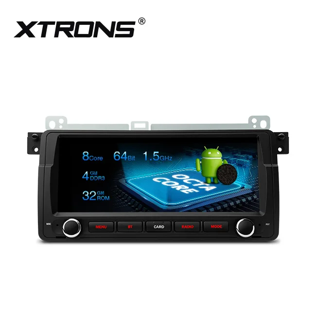 XTRONS видео 4k плеер Android 8,0 Восьмиядерный 4 + 32 ГБ ROM Автомобильный мультимедийный для BMW E46/Rover 75/MG ZT