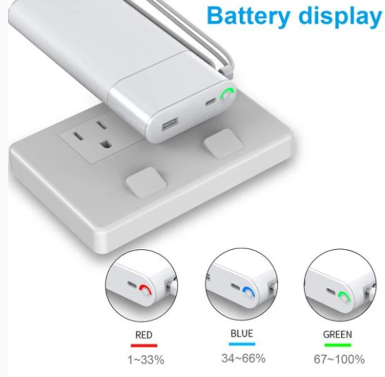 New Products 2025 AC plug Power Banks 20000mah PD18W Fast Charging Built-in 2 Charging Cables Lanyard Power Bank