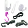 Factory Direct Sale Injection Molded Plastic Wall Swivel Snap Hook