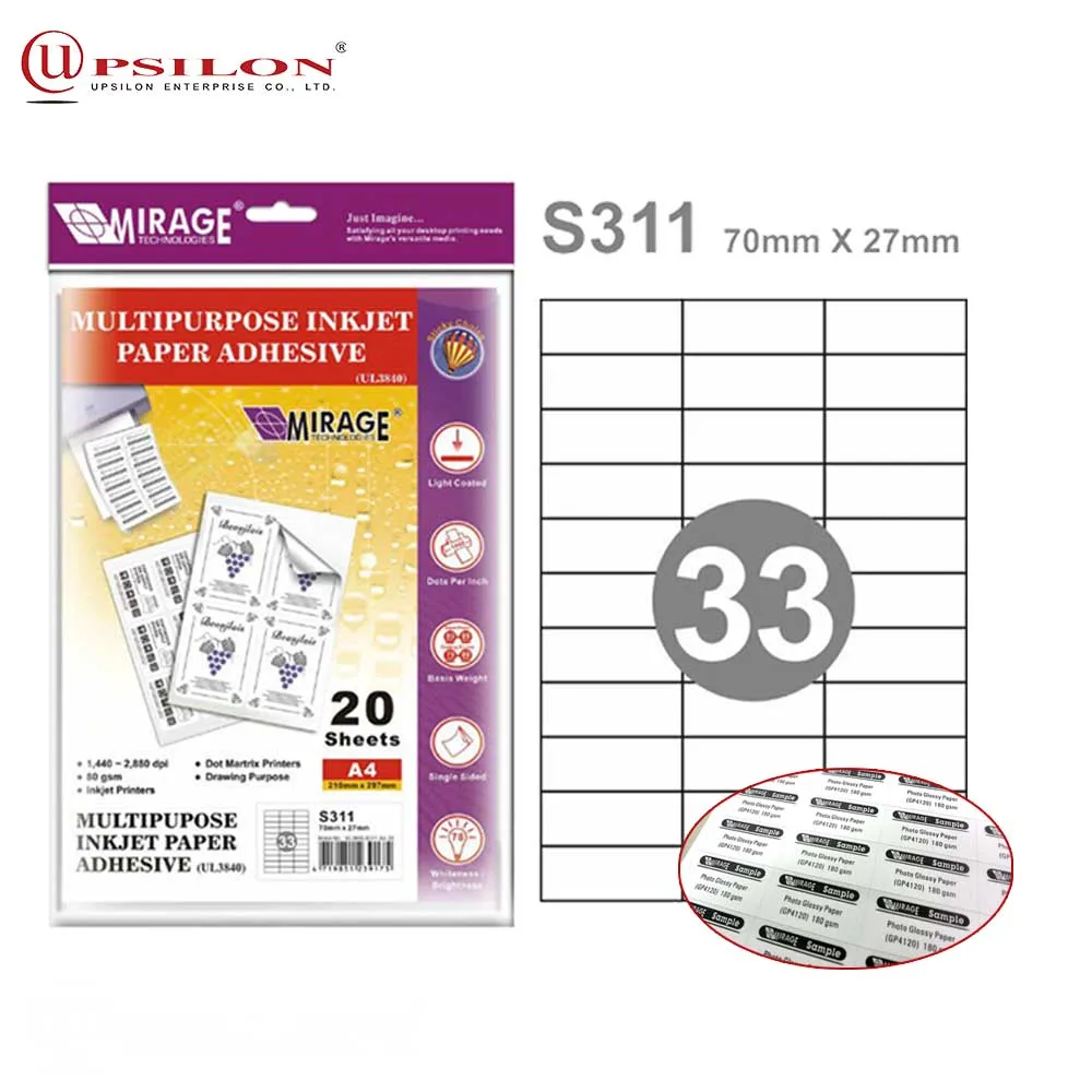 11L-2 3840 label sticker