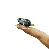 Micro and miniature glass frog figurines animal statues blown working