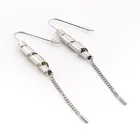 Wholesale Fashion stainless steel long Earrings For Women Tassel