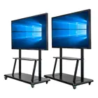 75 86 Inch Ultra HD 4K Portable wireless LED Interactive Touch Screen Monitor LCD Smart Board TV With PC All In One