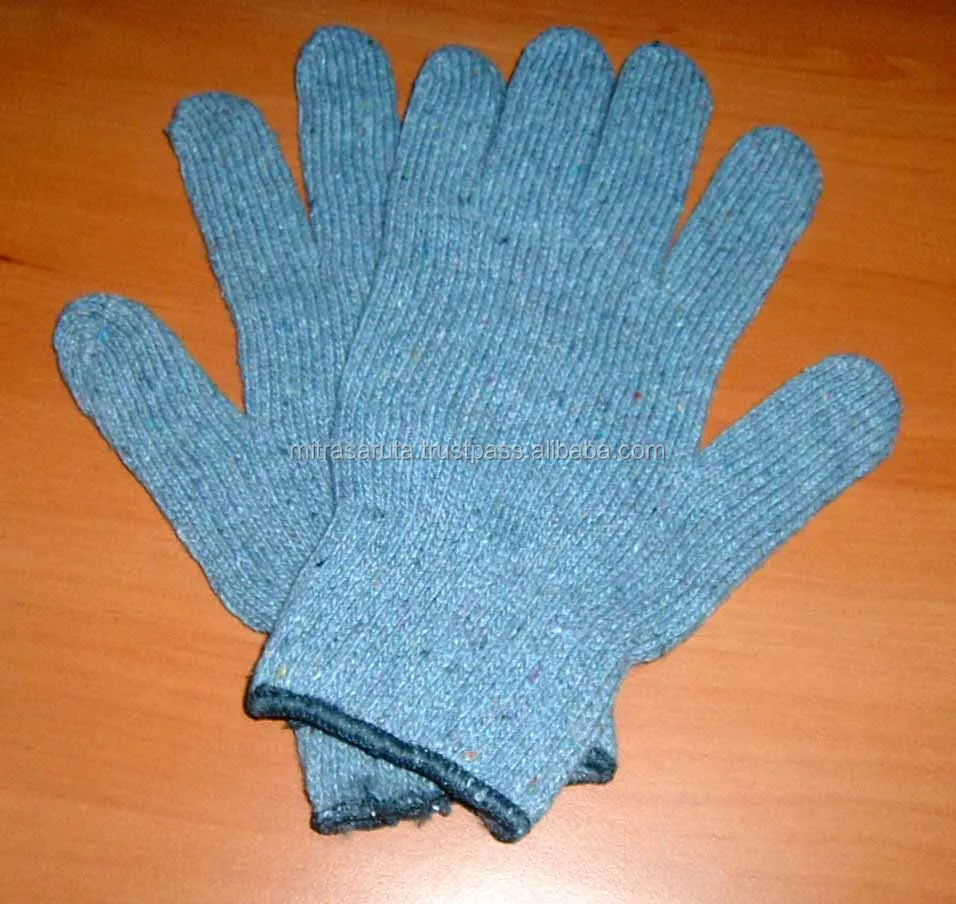 September sale Knitted Working Glove in Charcoal color