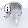 Barbecue Samovar Stainless Steel Charcoal Barbecue and Samovar Both 0ne