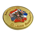 Metal Crafts Soft Enamel Custom Challenge 3D Gold Coin
